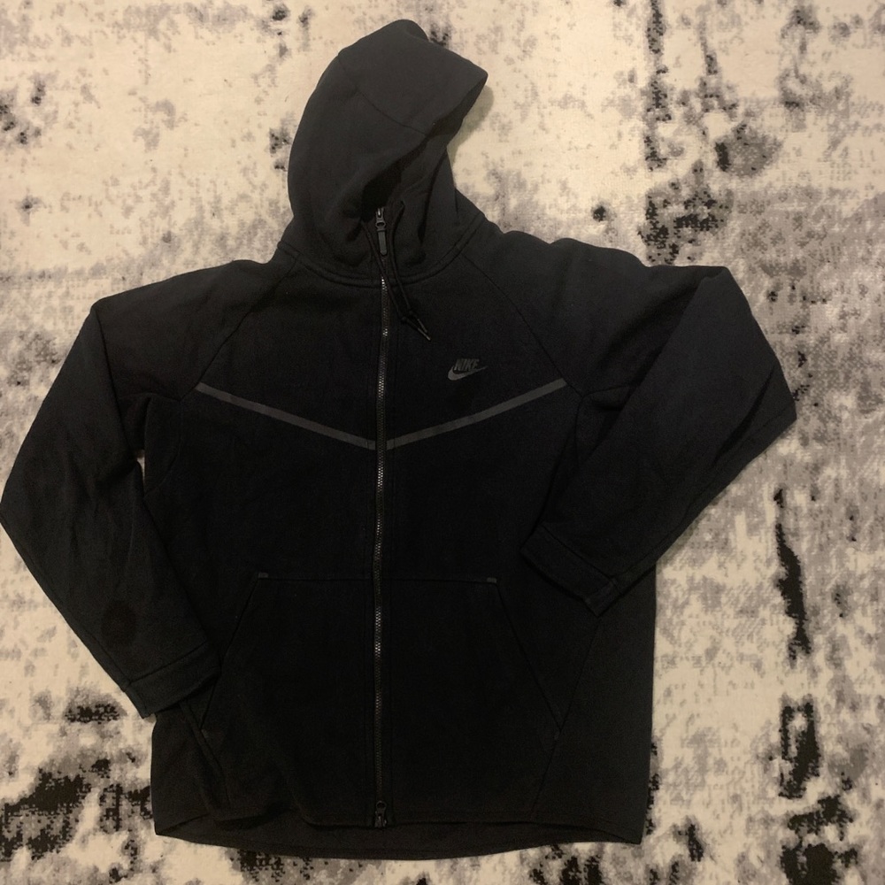 Nike Black hooded jacket Size XL